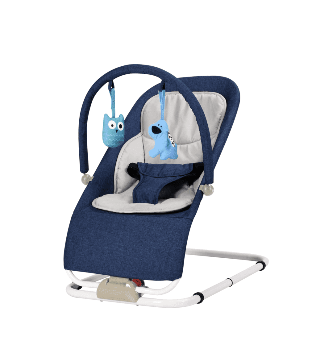 Se Blue Baby Bouncer Comfortable 0-9 kg. hos KÆRE BØRN