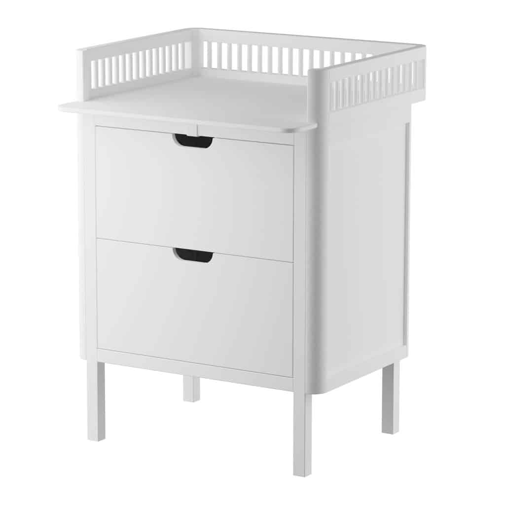 Billede af Sebra Puslebordet - Skuffer - Classic White