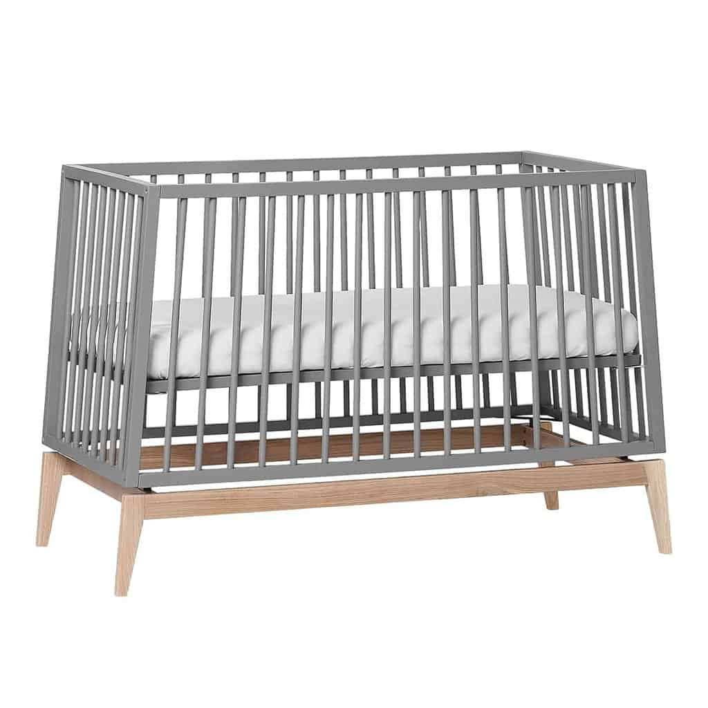 Billede af Leander Lunaâ¢ Babyseng - 120x60 cm - grå eg