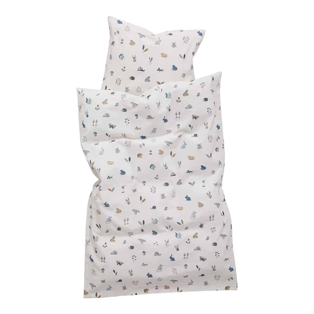 Leander Babysengetøj - 70x100 cm - Forrest - Dusty Blue