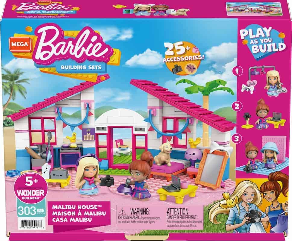 Billede af Mega Bloks Barbie Malibu House