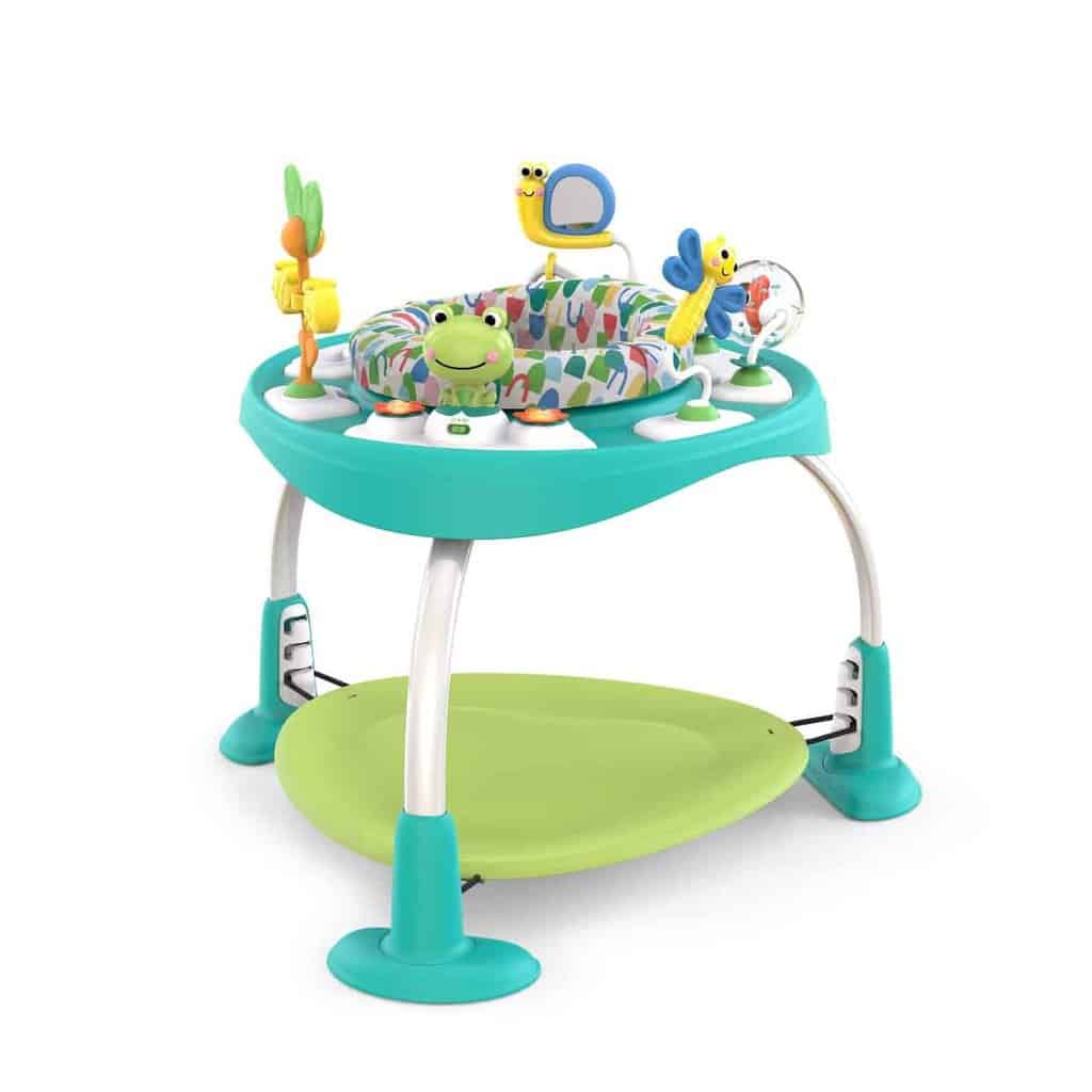 Billede af Bounce Bounce Babyâ¢ 2-i-1 Legetrampolin og Bord Blå