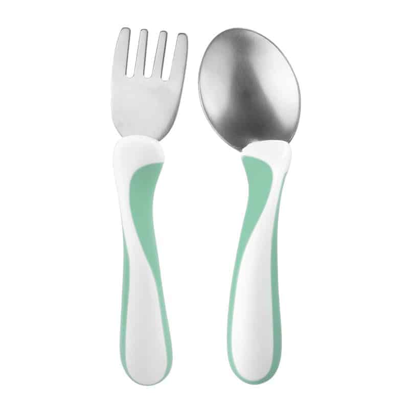 Billede af Bambino My First Fork & Spoon - Mint