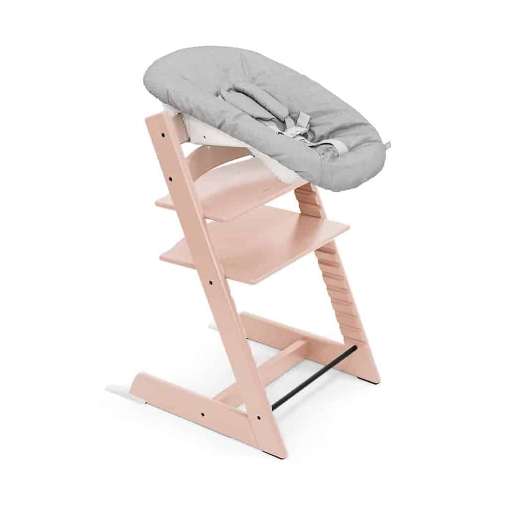 Billede af Stokke Tripp Trapp BØG + Newborn Set - Serene Pink - Grey