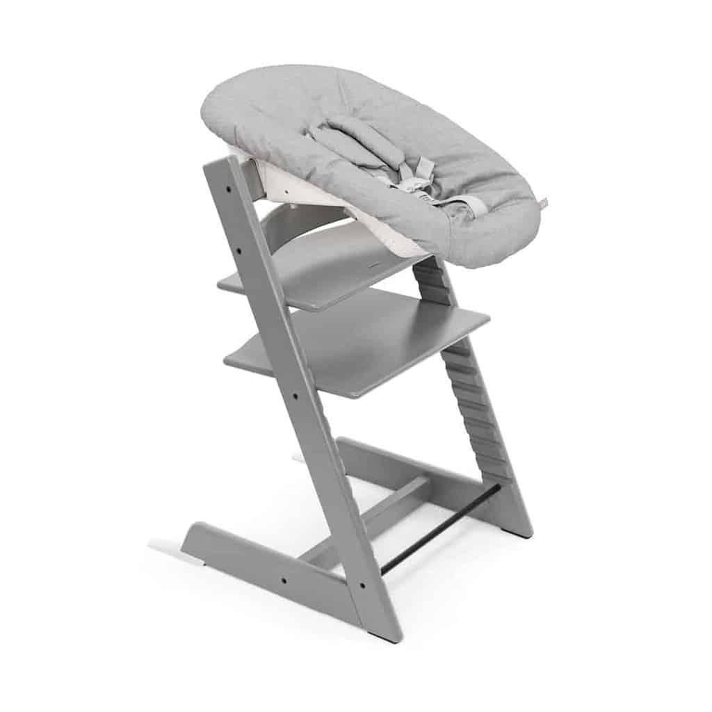 Billede af Stokke Tripp Trapp BØG + Newborn Set - Storm Grey - Grey