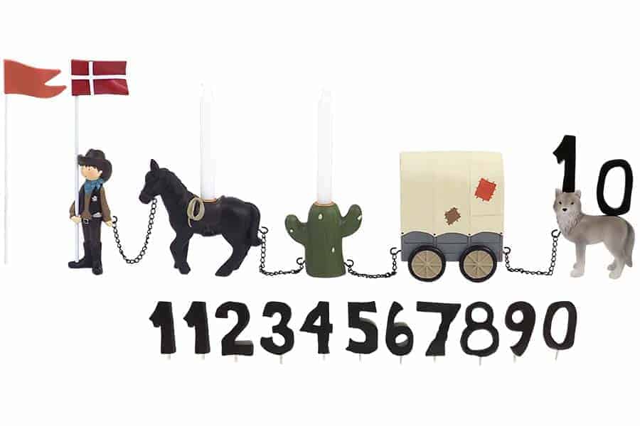 Billede af Kids by Friis Fødselsdagstog Cowboy m. 11 tal hos KÆRE BØRN