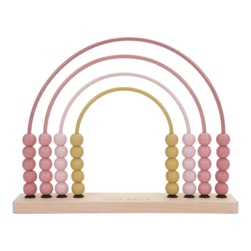 Billede af Little Dutch Regnbue Abacus - Pink