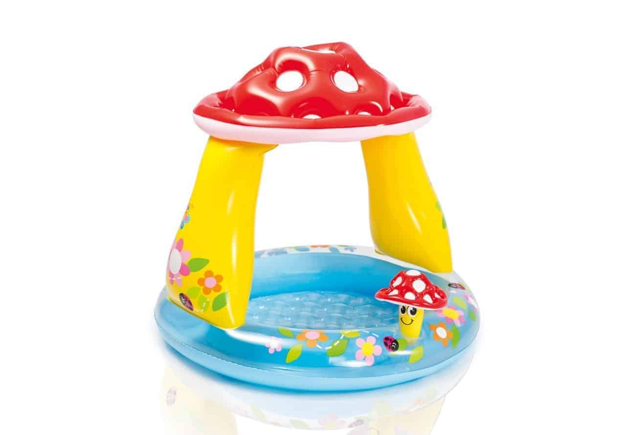 Se Intex Mushroom Baby Pool, 45L, 102x89 Cm. hos KÆRE BØRN