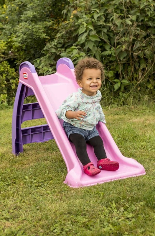 Billede af Little Tikes min første rutchebane lilla/pink