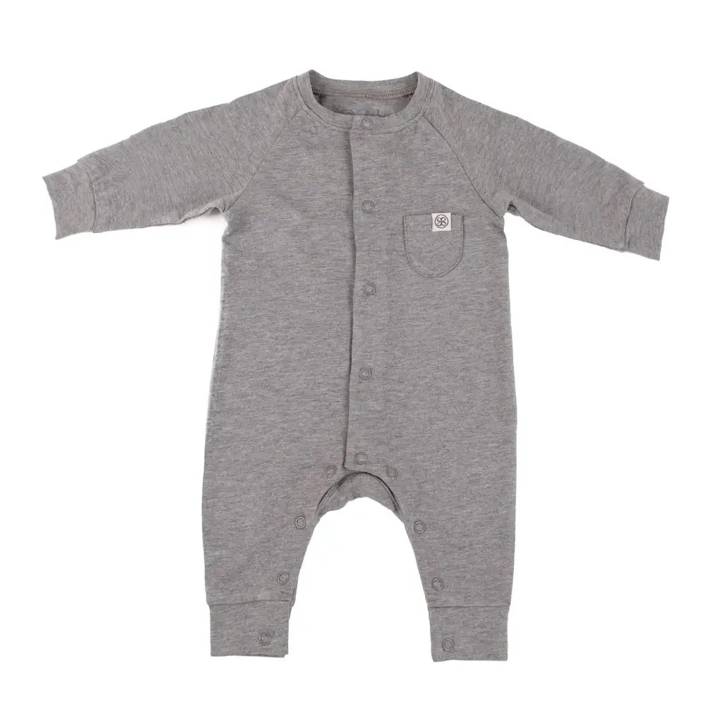 Billede af Cloby UV Playsuit - Stone Grey (str 50/56)