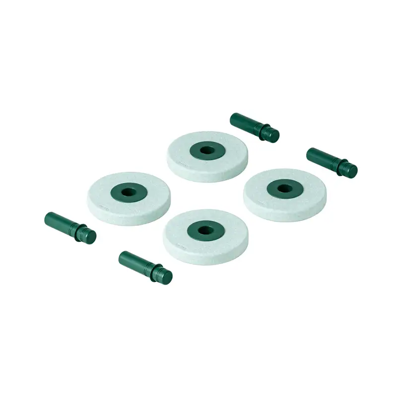 Billede af Modu 4 x Foam wheels Ocean Mint / Forest Green