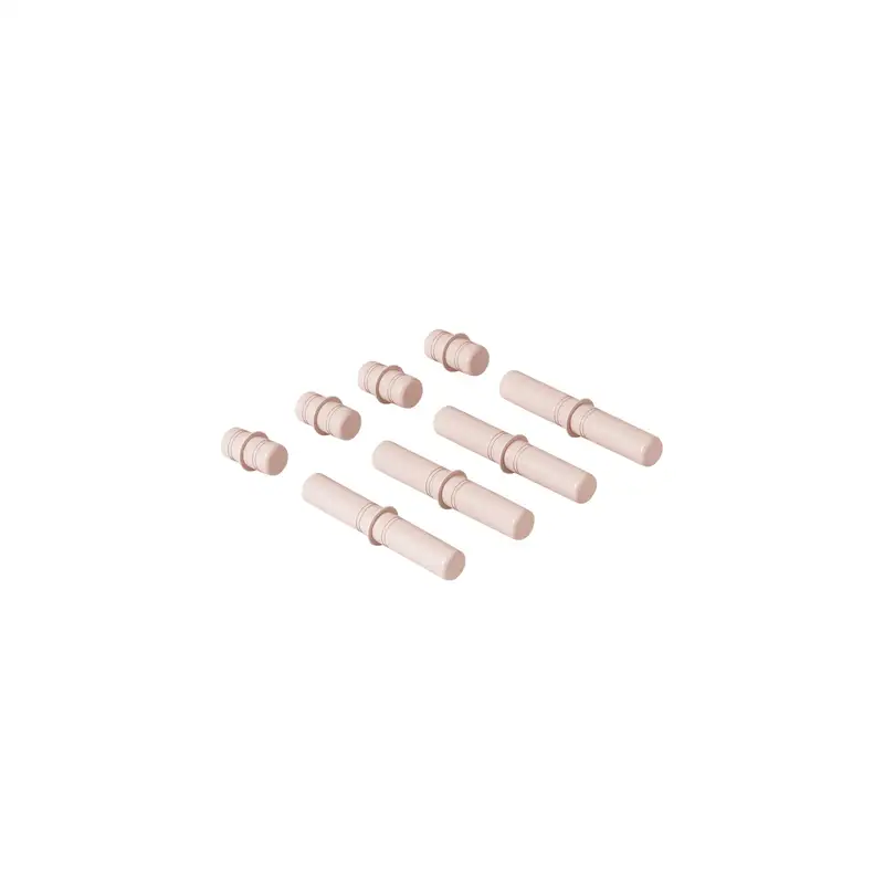 Se MODU 8 x Connector Pegs - Soft Rose hos KÆRE BØRN