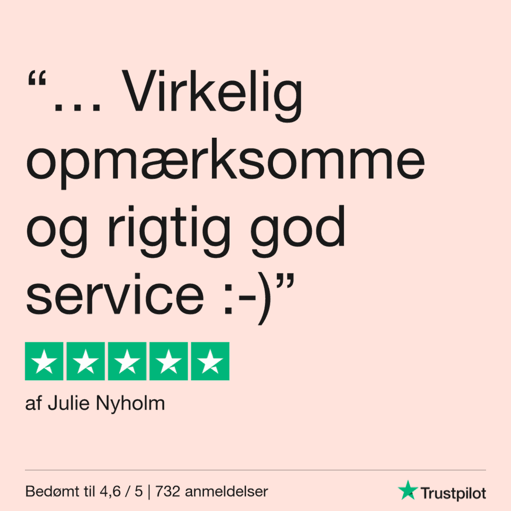 3_Trustpilot Review - Julie Nyholm