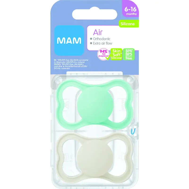 Billede af MAM Air Silicone Neutral 6-16m hos KÆRE BØRN