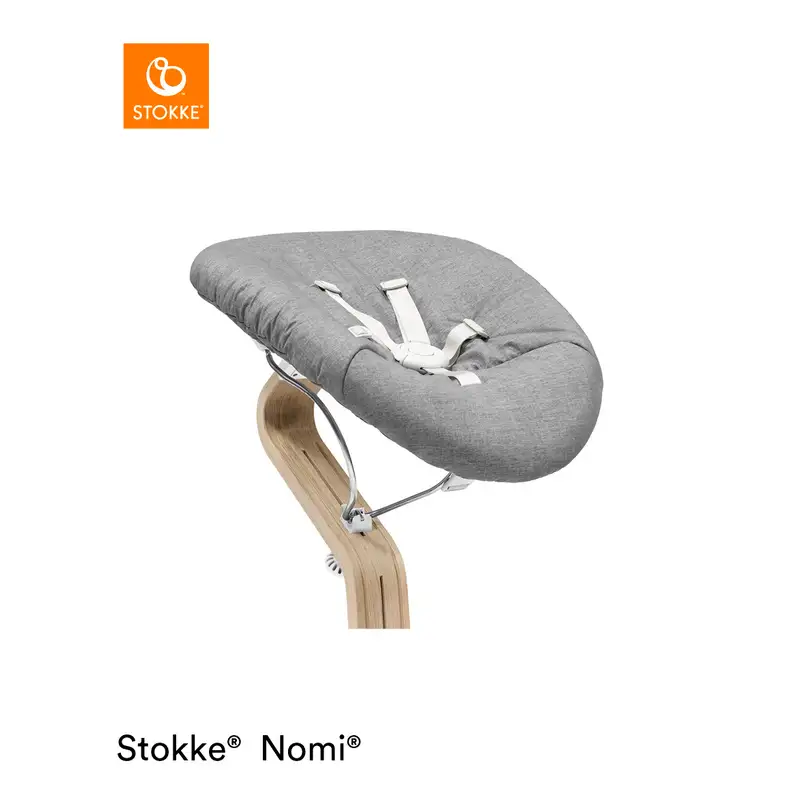 Nomi Newborn – Grå plast – Grå/Sand madras