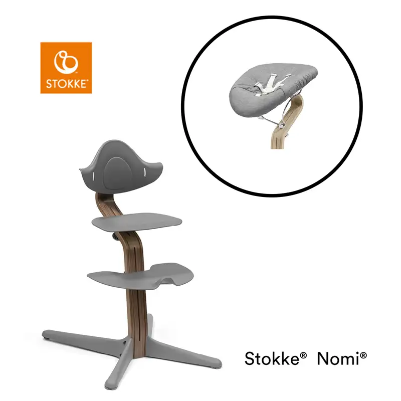 10: StokkeÂ® NomiÂ® Stol Valnød White