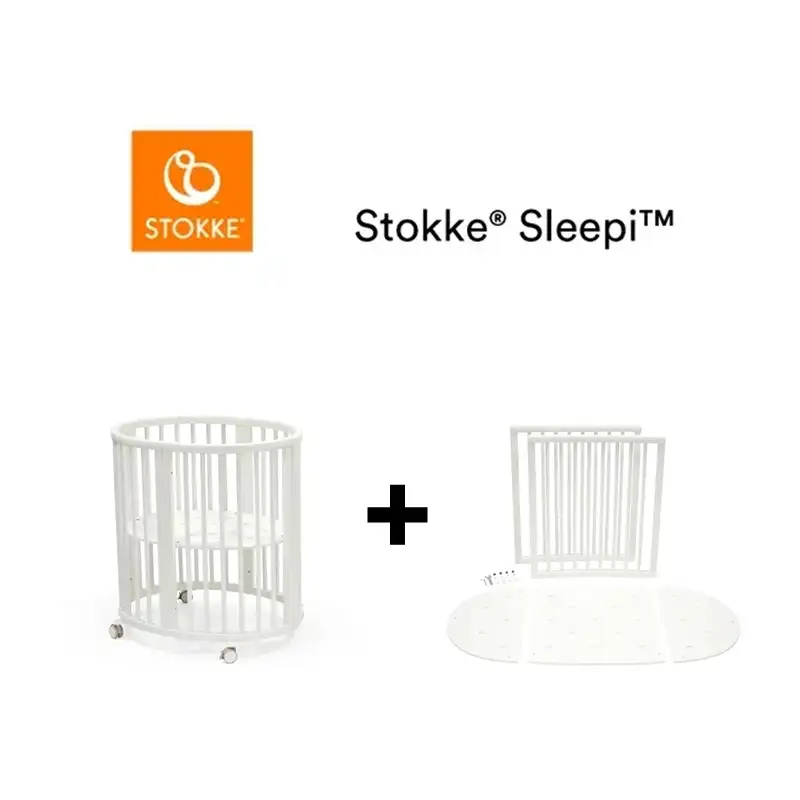 Se Stokke Sleepi V3 Mini Hvid hos KÆRE BØRN