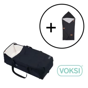 Voksi Carry me - Black Cream inkl. Baby Wrap