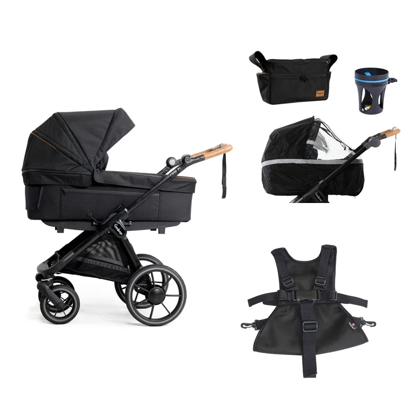 Emmaljunga Big Star Sento Outdoor Black Inkl Komfort Pakke