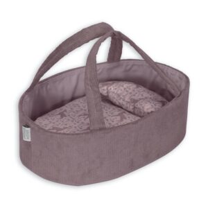 Mamamemo dukkelift 35 cm, fløjl - syren