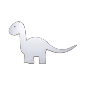 Maseliving dino spejl, valnød