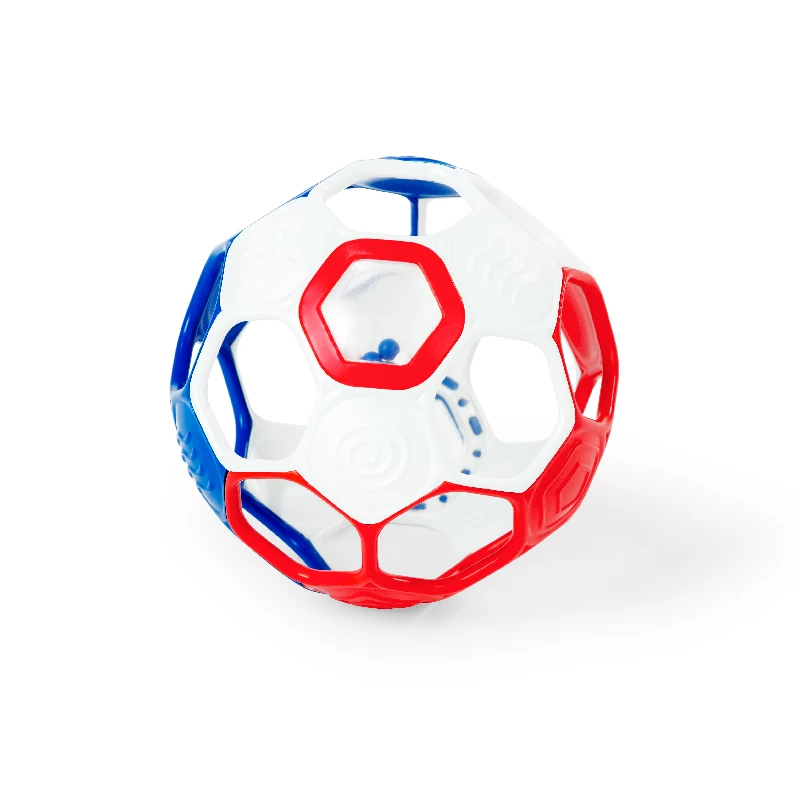 Soccer Oball – fodbold (rød/hvid/blå)