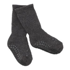 Skridsikre Strømper Tyk Bomuld - Dark Grey