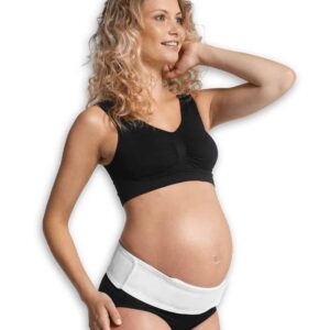 Gravid support bælte - Hvid