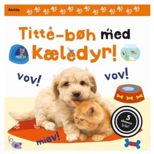 Titte-bøh med kæledyr! Papbog med 5 skønne lyde  