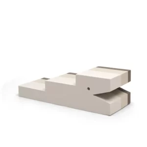 bObles Krokodille L 24 sand grey