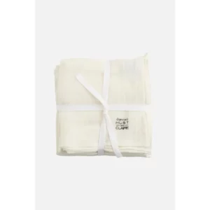 H&C Stofble, øko, 5 pak - Ivory