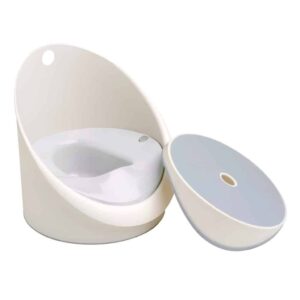 Mininor 2-i-1 Potte & skammel hvid