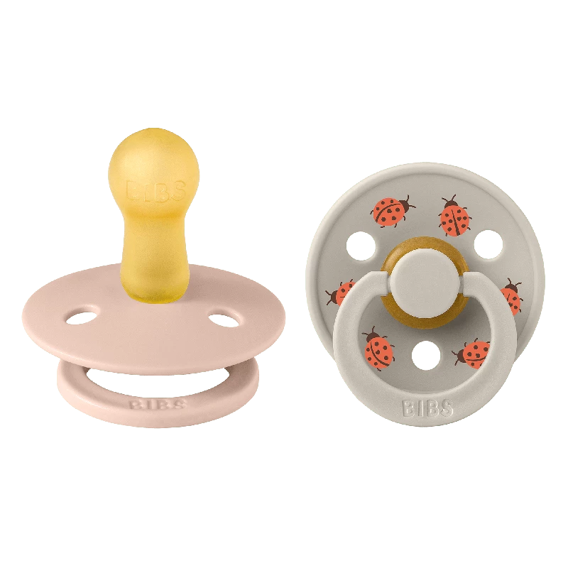 Bibs Studio Colour 2 Pack Ladybug Latex Size 2 Blush Mix