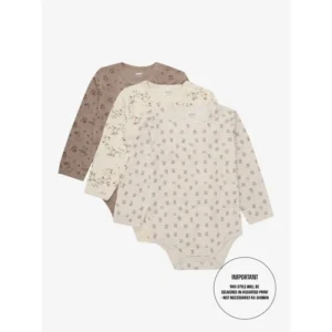 Pippi Body L/Æ - 1 stk. - Assorteret - Off White
