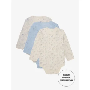 Pippi Body L/Æ - 1 stk. - Assorteret - Lightblue