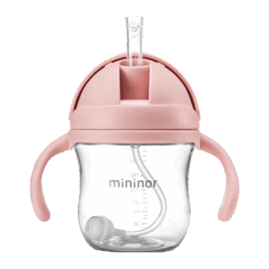 Sugerørskop Tritan 220ml - rosa