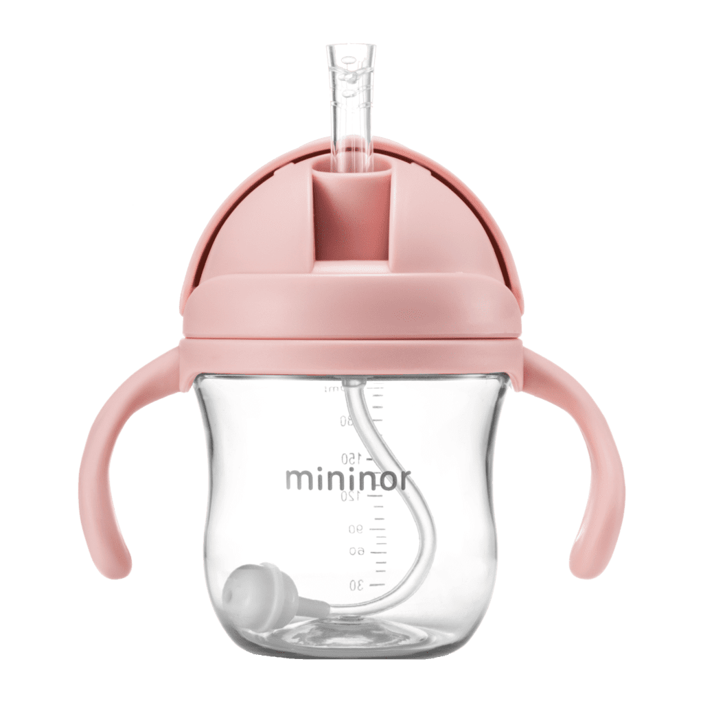 Sugerørskop Tritan 220ml – Rosa