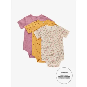 Pippi Body K/Æ - 1 stk. - Assorteret - Pink