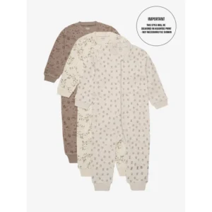 Pippi Natdragt m. Lynlås - 1. stk - Assorteret - Off White