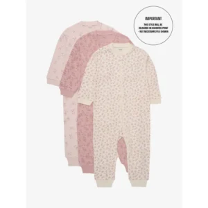Pippi Natdragt m. Lynlås - 1. stk - Assorteret - Lightrose
