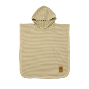 Cloby UV Poncho - Sandy Beach/Olive Green (3-5 år)