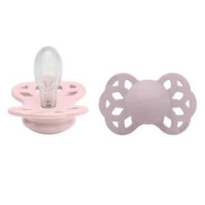 BIBS Infinity silikone - str 2 - Blossom/Dusky Lilac