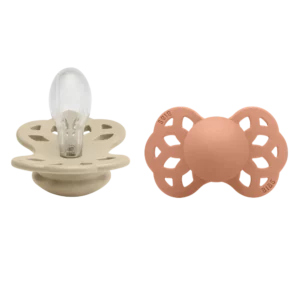 BIBS Infinity silikone - str 2 - Vanilla/Peach