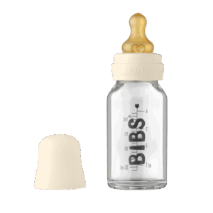 Bibs Glassutteflaske - Latex 110ml Ivory