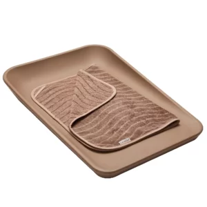 Leander Topper til puslepude, Woodland, Økologisk bomuld, Clay
