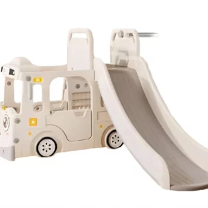 Kids Zone aktivitets lastbil med rutsjebane - Beige