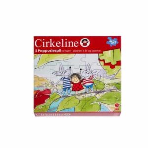 Cirkeline puslespil med 2 x 25 brikker