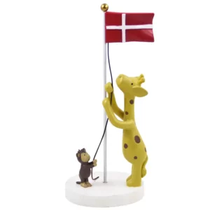 Kids By Friis Bordpynt, giraf og abe 17 cm.
