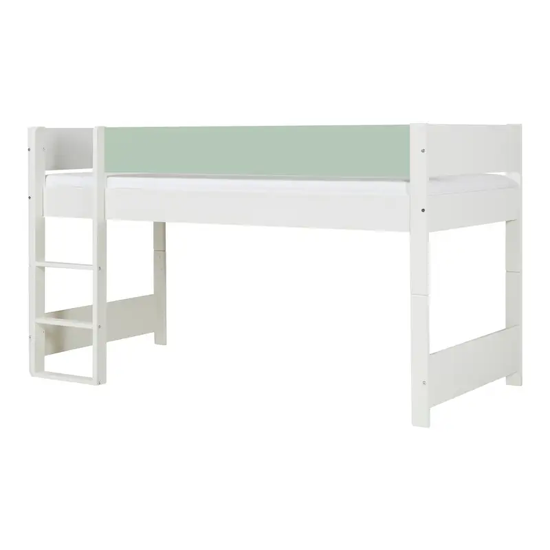 Argos Halvhøjseng med Sengehest i Light Green