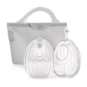Haakaa Shell Brystpumpe inkl steriliseringspose - 2x75ml